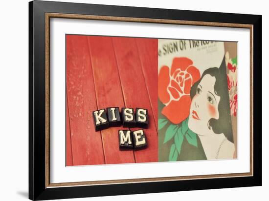 Kiss Me-Mandy Lynne-Framed Art Print