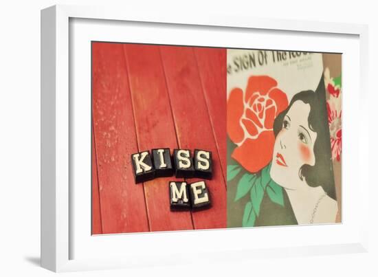 Kiss Me-Mandy Lynne-Framed Art Print