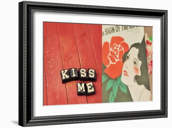 Kiss Me-Mandy Lynne-Framed Art Print