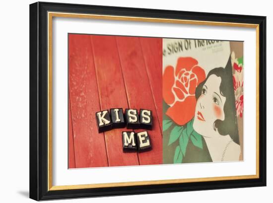 Kiss Me-Mandy Lynne-Framed Art Print