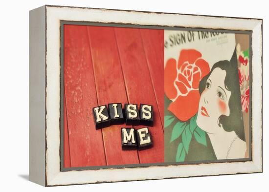 Kiss Me-Mandy Lynne-Framed Stretched Canvas