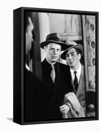 Kiss Of Death, Richard Widmark, Victor Mature, 1947-null-Framed Stretched Canvas