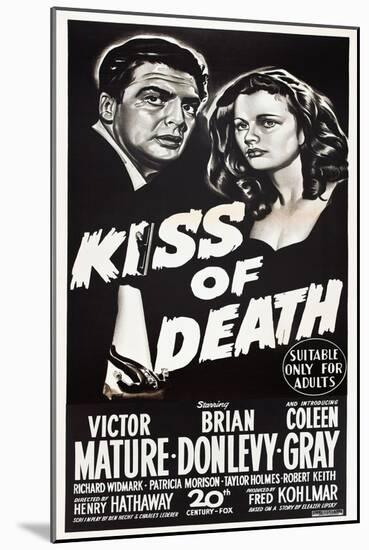 KISS OF DEATH-null-Mounted Art Print