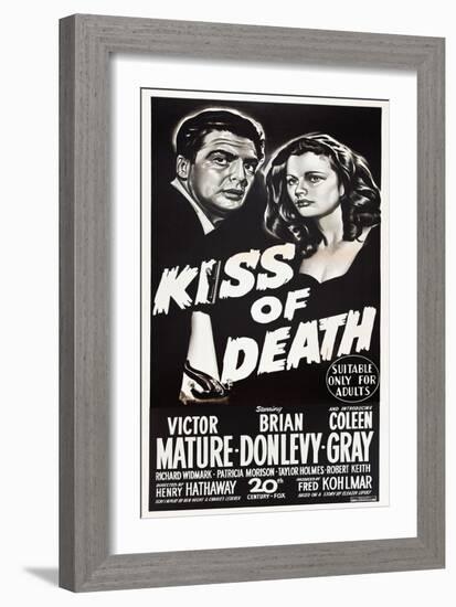 KISS OF DEATH-null-Framed Premium Giclee Print