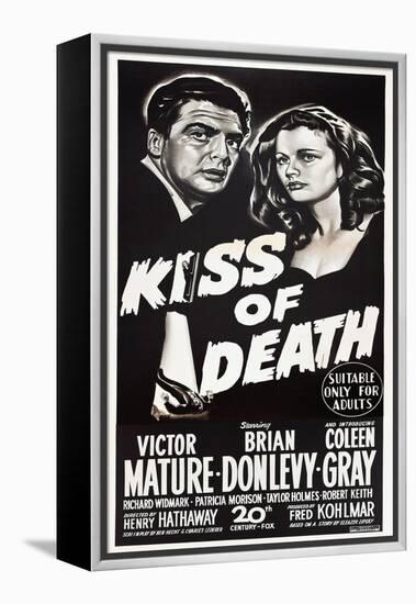 KISS OF DEATH-null-Framed Stretched Canvas