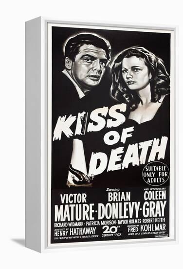 KISS OF DEATH-null-Framed Stretched Canvas