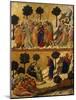 Kiss of Judas, and Prayer on Mount of Olives-Duccio Di buoninsegna-Mounted Giclee Print