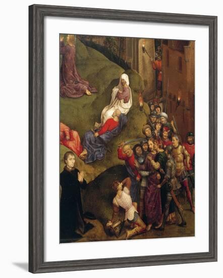 Kiss of Judas, Detail from Passion of Christ, 1471-Hans Memling-Framed Giclee Print