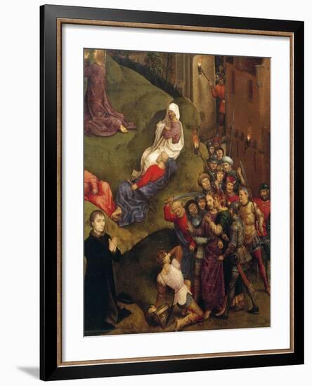 Kiss of Judas, Detail from Passion of Christ, 1471-Hans Memling-Framed Giclee Print