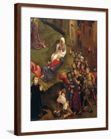 Kiss of Judas, Detail from Passion of Christ, 1471-Hans Memling-Framed Giclee Print