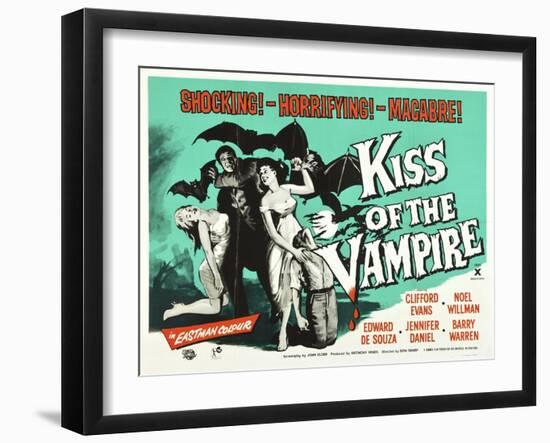 Kiss of the Vampire, 1963-null-Framed Giclee Print