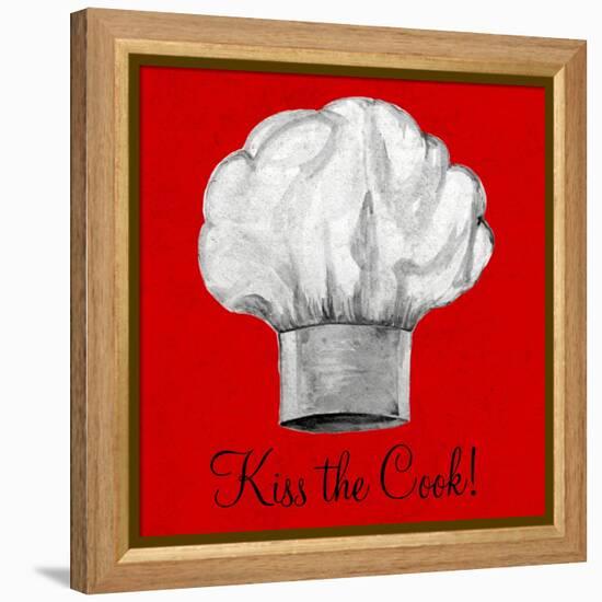 Kiss the Cook-Gina Ritter-Framed Stretched Canvas