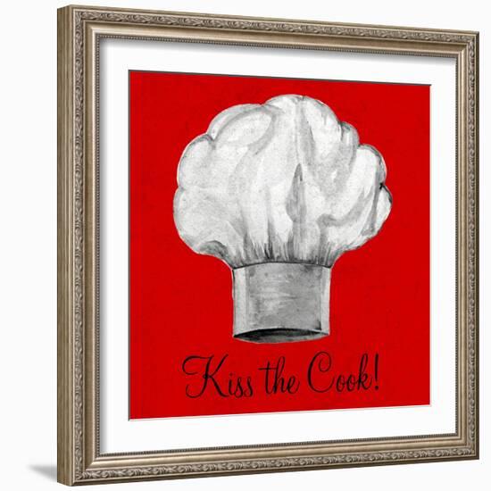 Kiss the Cook-Gina Ritter-Framed Art Print