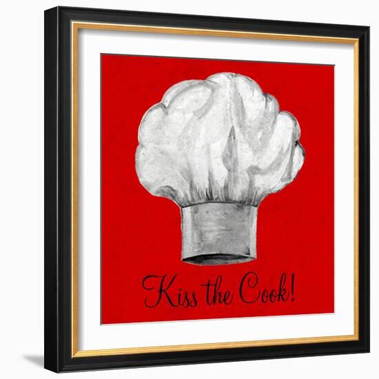 Kiss the Cook-Gina Ritter-Framed Art Print