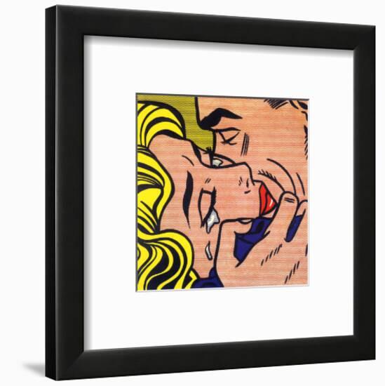 Kiss V, 1964-Roy Lichtenstein-Framed Art Print