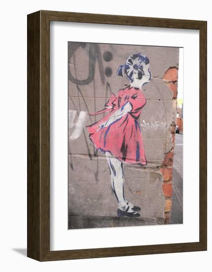 Kiss-Banksy-Framed Giclee Print