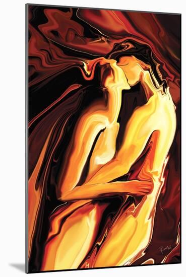 Kiss-Rabi Khan-Mounted Art Print