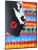 Kiss-Abstract Graffiti-Mounted Giclee Print
