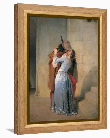 Kiss-Francesco Hayez-Framed Stretched Canvas