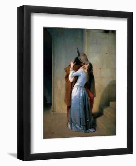 Kiss-Francesco Hayez-Framed Art Print