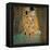Kiss-Gustav Klimt-Framed Stretched Canvas
