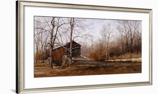 Kissin' Bridge-Ray Hendershot-Framed Art Print