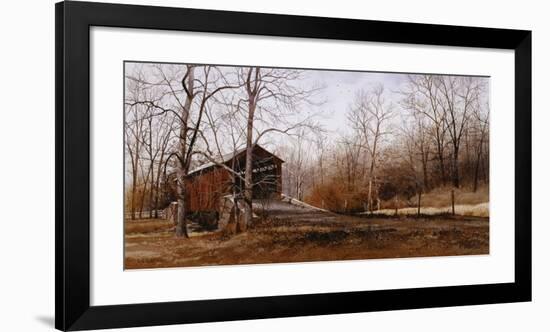 Kissin' Bridge-Ray Hendershot-Framed Art Print