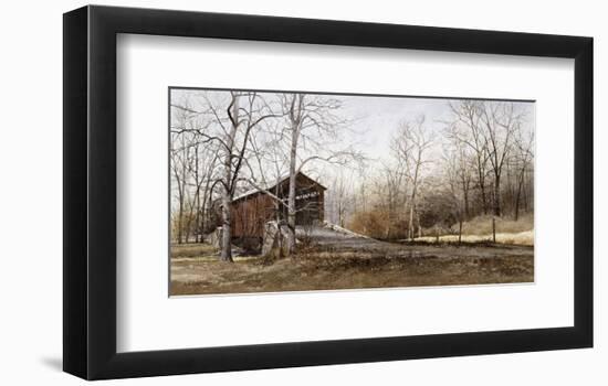 Kissin' Bridge-Ray Hendershot-Framed Art Print