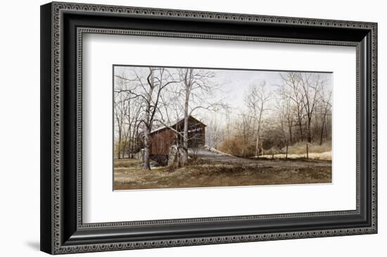 Kissin' Bridge-Ray Hendershot-Framed Art Print