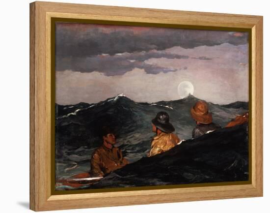 Kissing the Moon, 1904 (Oil on Canvas)-Winslow Homer-Framed Premier Image Canvas