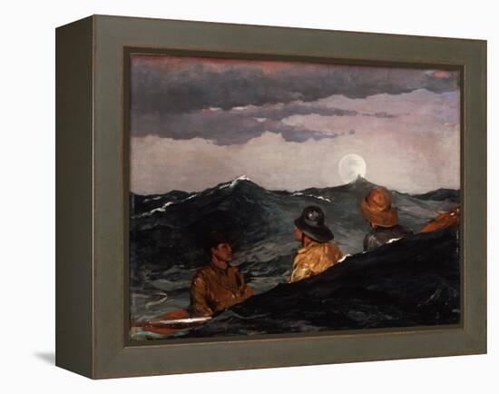Kissing the Moon, 1904 (Oil on Canvas)-Winslow Homer-Framed Premier Image Canvas