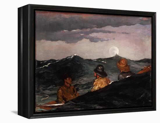 Kissing the Moon, 1904 (Oil on Canvas)-Winslow Homer-Framed Premier Image Canvas