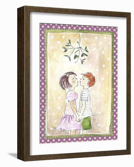 Kissing under the Mistletoe-Effie Zafiropoulou-Framed Giclee Print