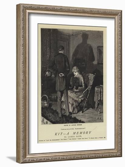 Kit, a Memory-Arthur Hopkins-Framed Giclee Print