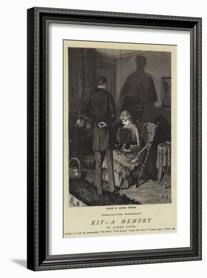 Kit, a Memory-Arthur Hopkins-Framed Giclee Print