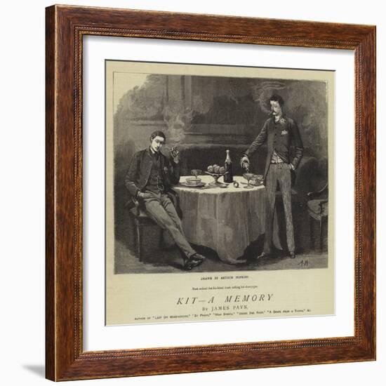 Kit, a Memory-Arthur Hopkins-Framed Giclee Print