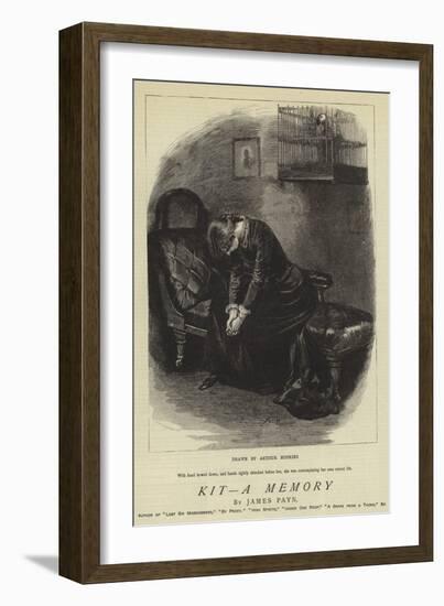 Kit, a Memory-Arthur Hopkins-Framed Giclee Print