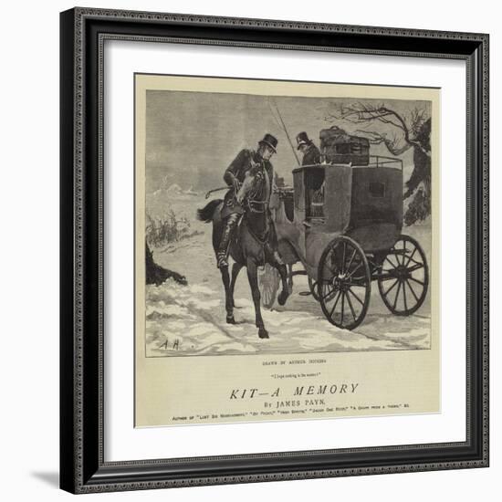 Kit, a Memory-Arthur Hopkins-Framed Giclee Print