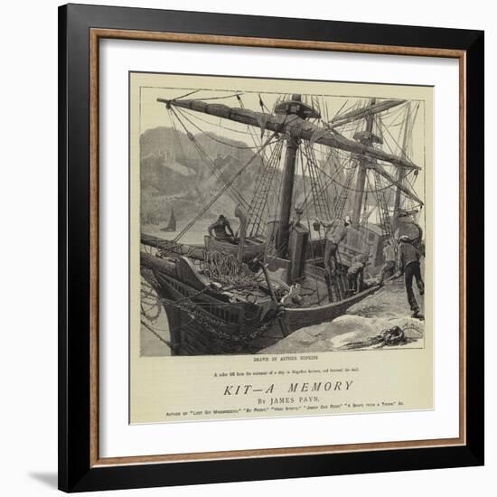 Kit, a Memory-Arthur Hopkins-Framed Giclee Print