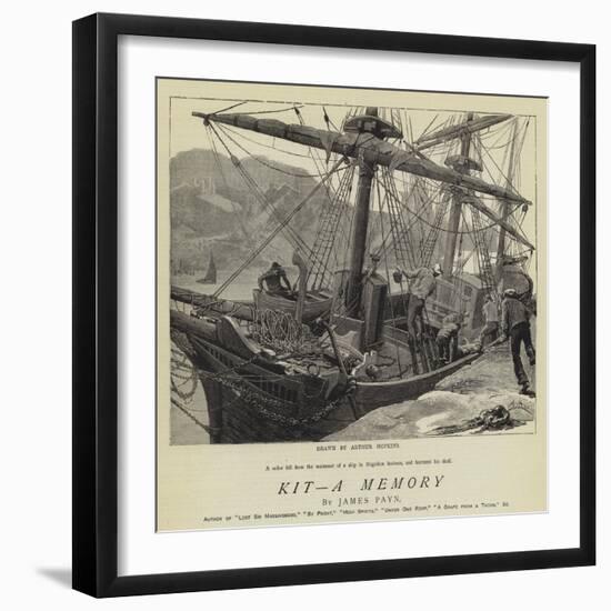 Kit, a Memory-Arthur Hopkins-Framed Giclee Print