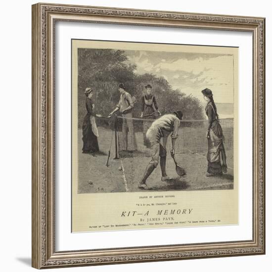 Kit, a Memory-Arthur Hopkins-Framed Giclee Print