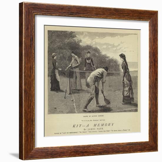 Kit, a Memory-Arthur Hopkins-Framed Giclee Print