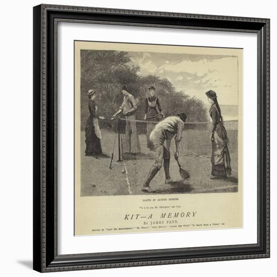 Kit, a Memory-Arthur Hopkins-Framed Giclee Print