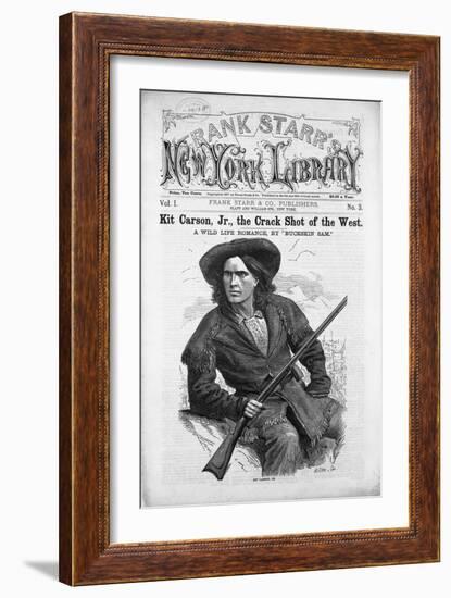 Kit Carson, Jr., the Crack Shot of the West-N. Orr-Framed Giclee Print