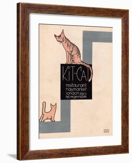 Kit Cat Resteraunt, Haymarket, London Poster 1-null-Framed Giclee Print