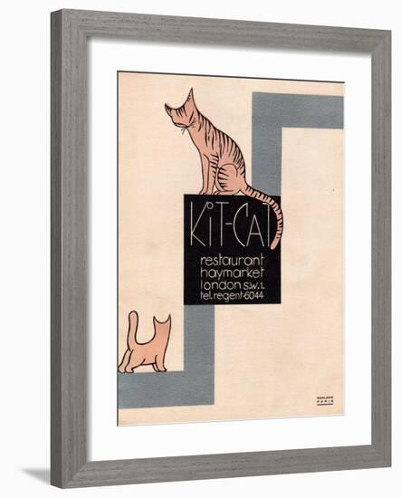 Kit Cat Resteraunt, Haymarket, London Poster 1-null-Framed Giclee Print