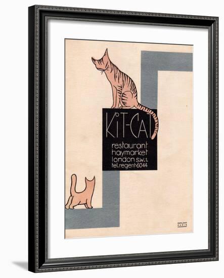 Kit Cat Resteraunt, Haymarket, London Poster 1-null-Framed Giclee Print
