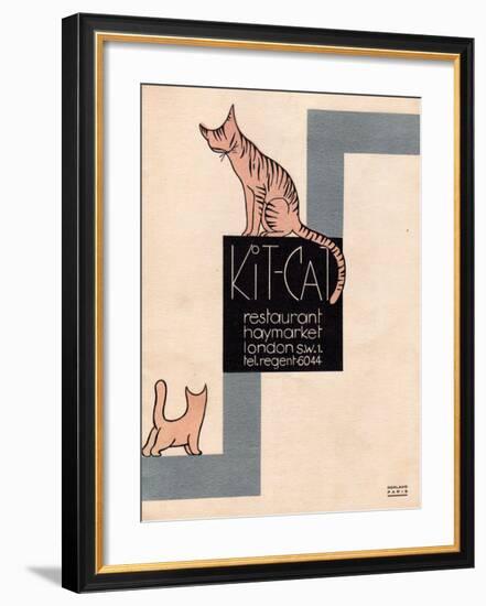 Kit Cat Resteraunt, Haymarket, London Poster 1-null-Framed Giclee Print