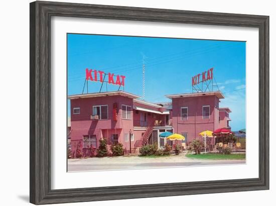 Kit Kat Vintage Motel-null-Framed Art Print
