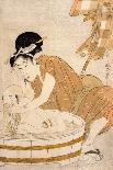 The Bath, Edo Period-Kitagawa Utamaro-Giclee Print